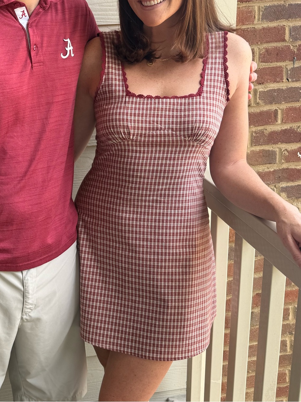 Red gingham Mini Dress